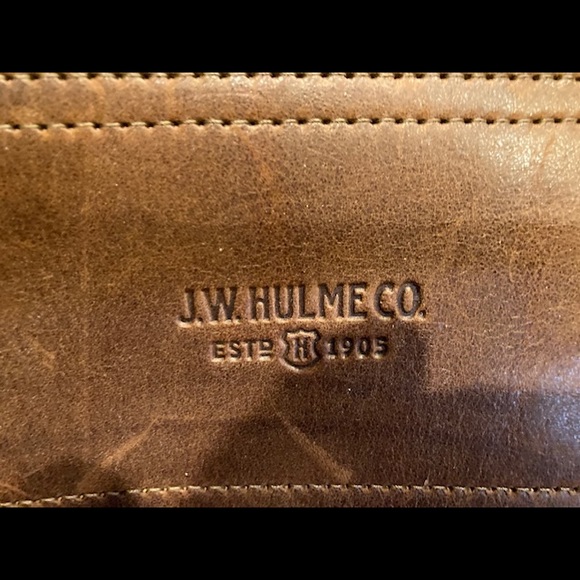 J. W. Hulme Brown Leather Duffle Bag - Picture 9 of 10